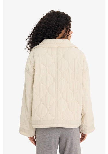 Defacto Su Geçirmez Regular Fit Çıtçıtlı Fermuarlı Kapitoneli Mont F3184ax25wner128 Ekru Defacto Su Geçirmez Regular Fit Çıtçıtlı Fermuarlı Kapitoneli Mont F3184ax25wner128 Ekru