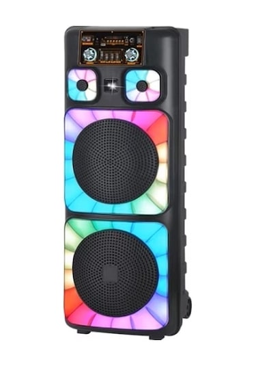 Ndr Dev Bluetooth Hoparlör Dev Kareoke Ses Sistemi 2 Mikrofonlu 5000w