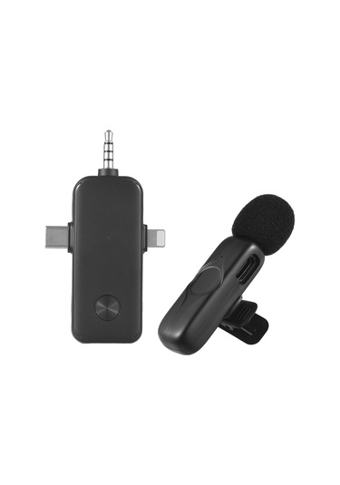 Youtek M3 Kablosuz Kolluk Mikrofonu: Akıllı Telefon Canlı Yayın Ses Alıcı, Gürültü Engelleme Fonksiyonu, 20m Uzaklıkta Veri Aktarımı