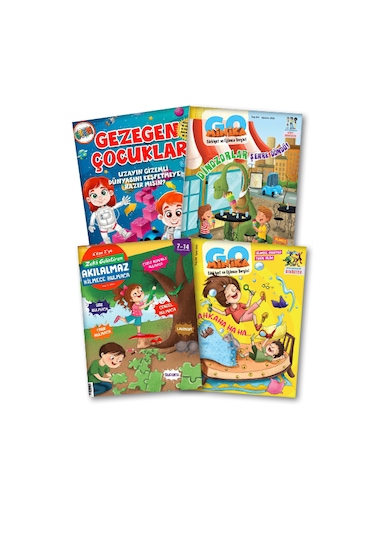 Eğlenceli Çocuk Dergi Paketi - 7-12 Yaş