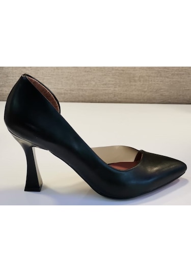 Zenne Stiletto Ayakkabı Sıyah Siyah
