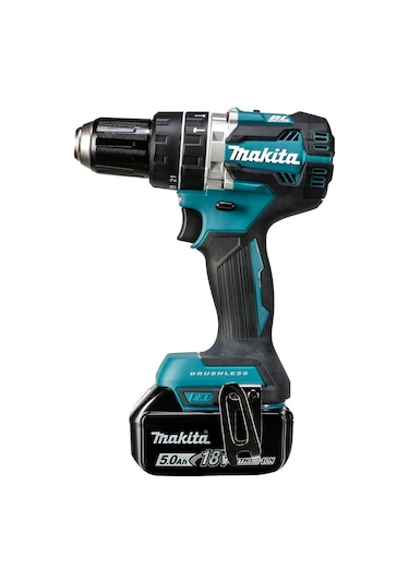 Makita DHP484RTJ 18 V 5 Ah Led Işıklı Çift Akülü Darbeli Matkap