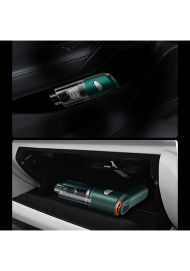 Kbn-010 10000pa Güçlü Araba Akülü Elektrikli Süpürge El Temizleme Aracı, Spec: Premium Sürüm Beyaz