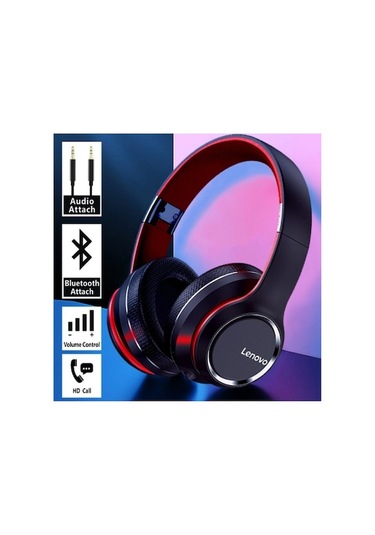 Didadodo Lenovo Hd200 Kulak Üstü, Bluetooth 5.0, Yüksek Ses Kalitesi
