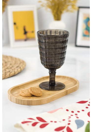 Allegra Füme Kadeh Bardak - 450 Ml Tekli Akrilik Malzeme - Cam Değildir Kırılmaya Dayanıklı - 9033185655360