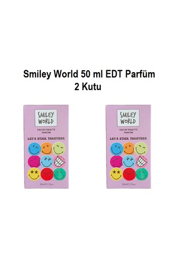 Smiley World Lisanslı Çocuk Parfüm EDT 2 x 50 ML