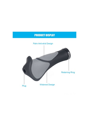 Yifomall Dağ Bisikleti Lastik Tutamak Kolu, İki Yönlü Kilitleme, Kaymazsız, Dayanıklı, Bisiklet Aksesuarı