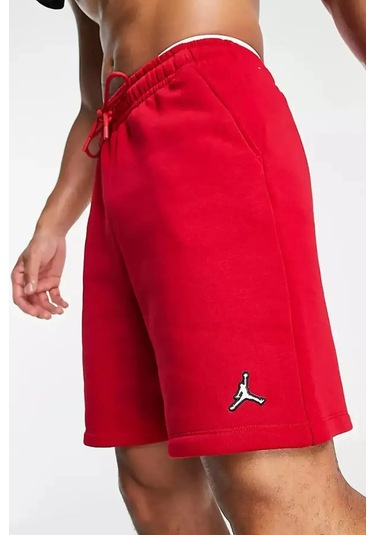 Jordan Essentials Fleece Erkek Kırmızı Günlük Şort Kırmızı