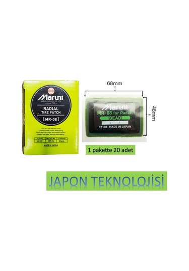 MARUNİ MR08-28108 RADYAL OTOMOBİL LASTİK YAMASI 48X68