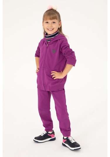 U.s. Polo Assn. Kız Çocuk Menekşe Sweatshirt 50296942-vr037 Pembe