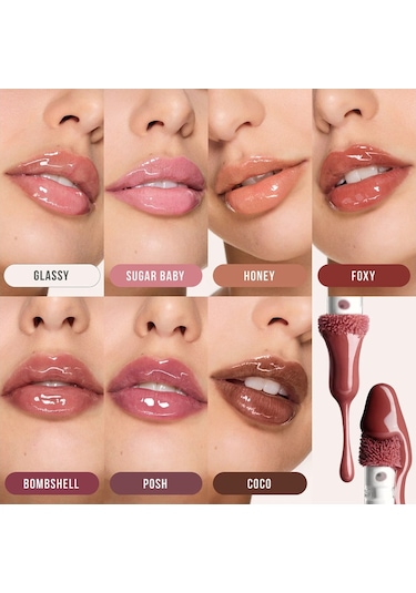 Huda Beauty Dolgu Sugar Baby Gloss Haute Brilliance