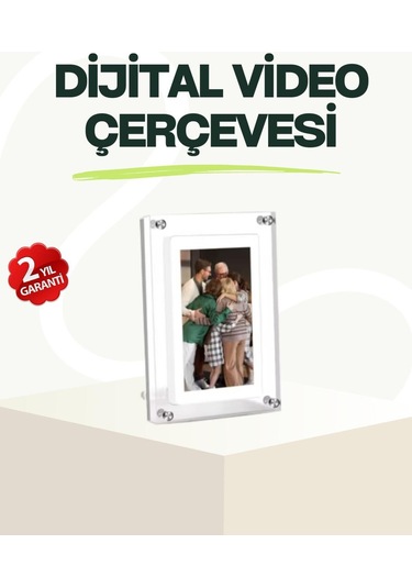 Geniş Görüş Açılı 7 İnç Ips Dijital Çerçeve Gerçekçi Renkler Ve Netlik-129705