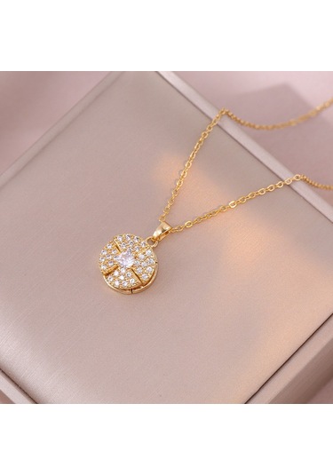 Bayan Kolye: Moda Estetiği Titanyum Çelik Kolye No.101 Çok REnkli