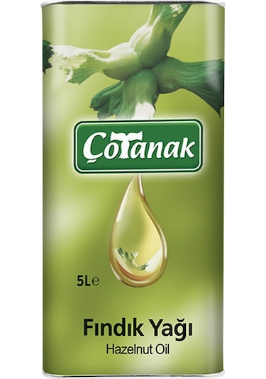 Çotanak Fındık Yağı Teneke 5 L