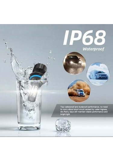 Sones Adet S2 9004 / Hb1 Dc9-36v / 25w / 6000k / 2500lm Ip68 Araba Led Far Lambaları Soğuk Beyaz