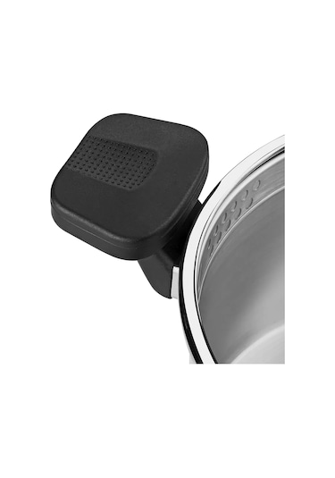 Nehir Roma 22 Cm Paslanmaz Çelik Süzgeç Kapaklı Fonksiyonel Derin Tencere