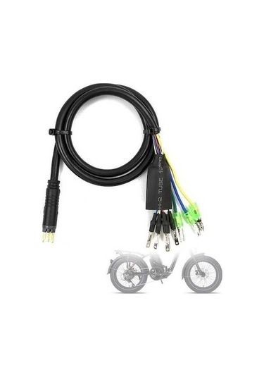 Ulzyvf Çreatetech Siyah Motor Hallow Bisiklet Adaptörü 130cm Jw - Hafif & Dayanıklı Adaptör Siyah