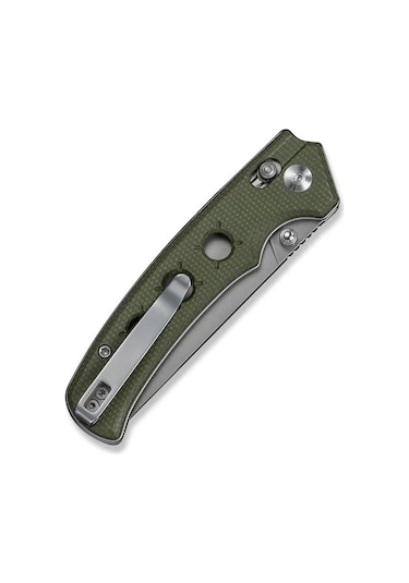 Civivi Noctis Olive Canvas Micarta Handle Stonewashed Nitro-v Blade Kamp Çakı Yeşil