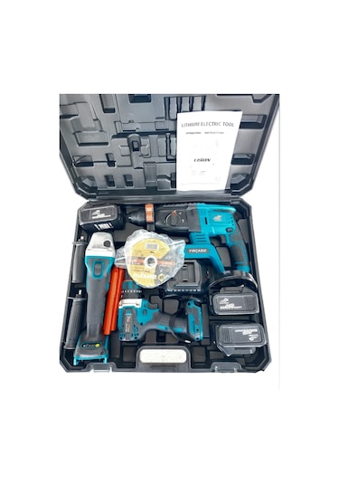 Sarjlı Hilti-Şarjlı Spral-Şarjlı Çelik Mandrenli Matkap 3'lü Set