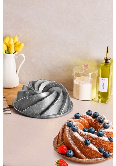 Cake Pro Döküm Rüzgar Gülü Silver Kek Kalıbı Gümüş