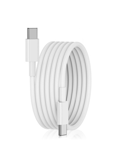 Forzacase FC969 100 W Type-C To Type-C PD Şarj Data Kablosu Beyaz 5M