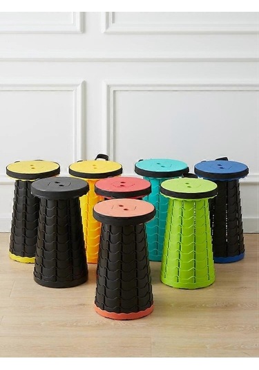 Bloomnest Taşınabilir Katlanır Balıkçı Sandalyesi Yeşil Siyah, Plastik, Polipropilen, Park Ve Kamp İçin Uygun Yeşil - Siyah