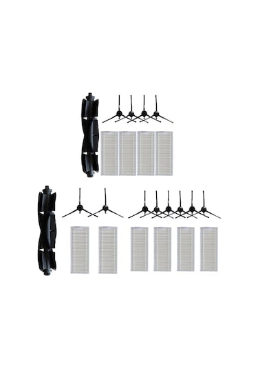 Padalink Sweeva 6000 6500 Süpürge İçin Ana Fırça, Yan Fırça Ve Filtre C - Temizlik Gücü Artırıcı, Kolay Değiştirilebilir Bakım Parçaları