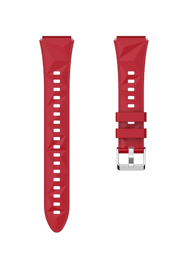 Kilifone - Huawei Watch Gt5 Pro 42mm Uyumlu - Kordon Silikon Kordon Strap Kayış Krd-129 - Beyaz