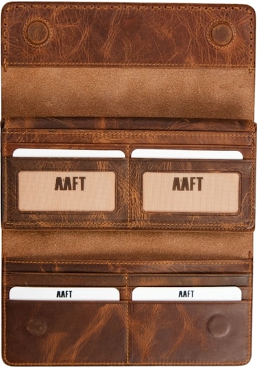 Mft Leather Hakiki Deri El Portföyü Cüzdan Hilton 8926 Crazy Taba
