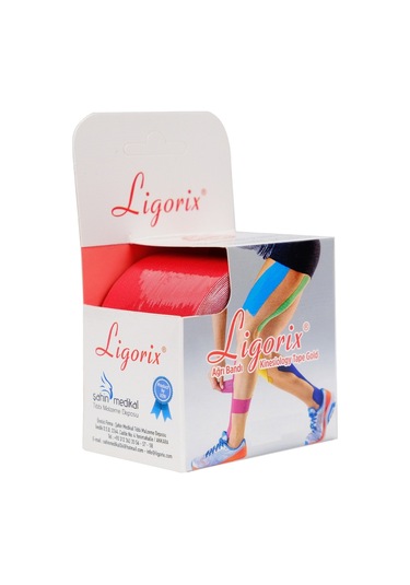 Lıgorıx Kınesyotabe Agrı Bandı Kırmızı 5cmx5m