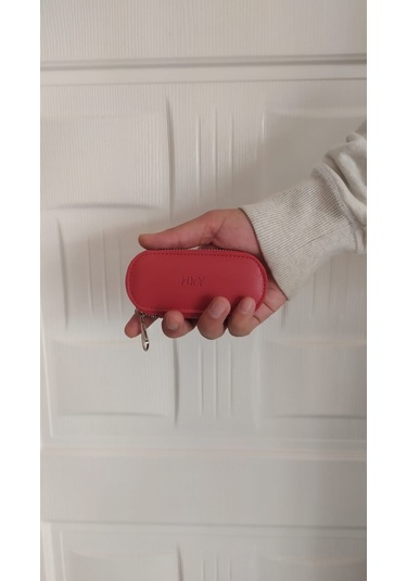 Hky Yüksek Kalite Unisex Anahtarlık Kırmızı + Çakmak