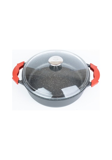 Masterchef Aluminyum Döküm K.yarık Tencere 24 Cm Gri