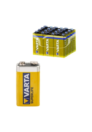 Pil 9V 12 Adet Varta 6F22