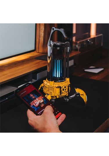 Gravastar Süpernova 25w Bluetooth Hoparlör, Taşınabilir Stereo Ses Bombası, Rgb Işıklı, 2 Adet, Sarı