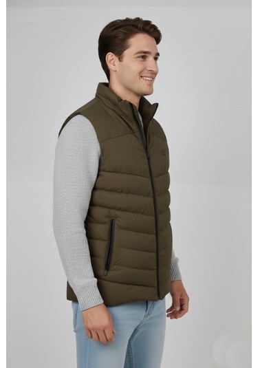 Erkek Spor Şişme Yelek 4023 Bgl-st04911 VİZON