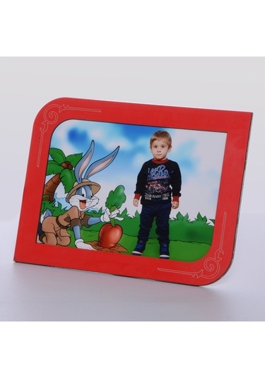 Ahşap Kırmızı Renk Resim Çerçeve 10x15