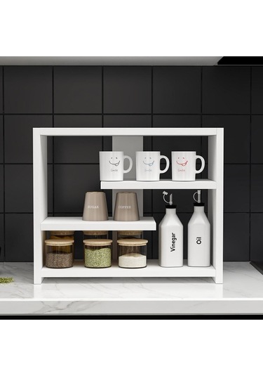 Gupse Raf Atlantik Çam - Beyaz Beyaz