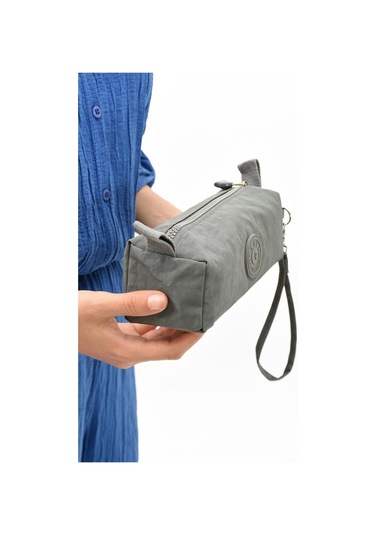 Tek Bölmeli Kalemlik Yıkanabilir ve Su Geçirmez Gri Model: 571-15h - Gri