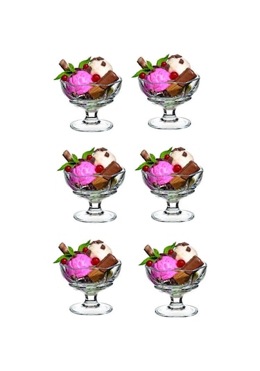 Paşabahçe 51368 Ice Ville Dondurmalık 6'lı Dondurma Sunum Kasesi