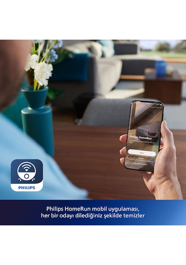 Philips HomeRun 3000 Serisi XU3000/01 Robot Süpürge Siyah