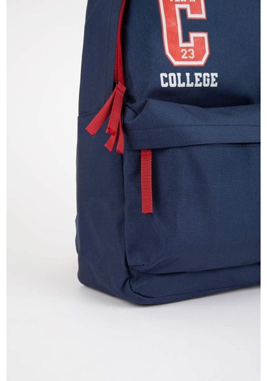 Defacto Unisex Çocuk Baskılı Oxford Okul Sırt Çantası C5542A8NSNV2