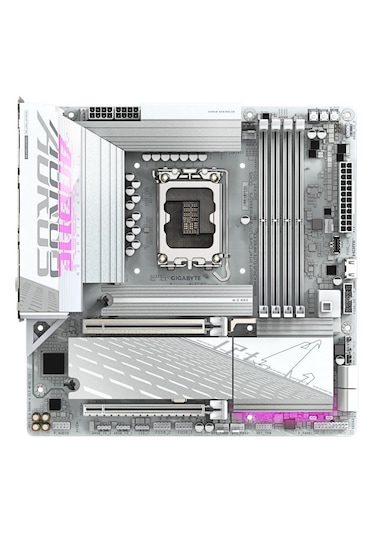 Gigabyte B860m Aorus Elıte Ice Ddr5 9200mhz Oc M.2 1851p Matx