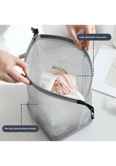 Reedark Taşınabilir Butonlu Lüx Kozmetik Çantası - Küçük Beyaz, Yolculuk Gereçleri İçin Geniş Hacimli Depolama Çanta Toptan Diğer