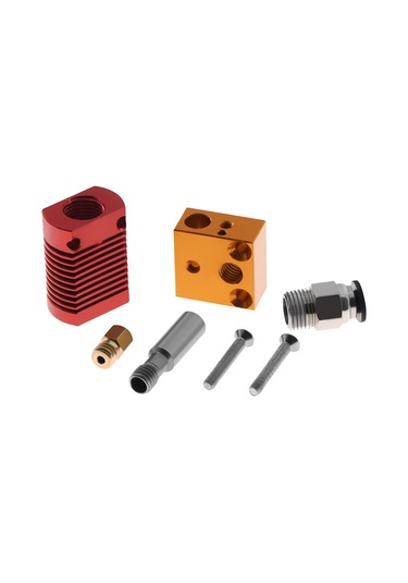 Yunboo Creality Cr10/ender3 Uyumlu 24v 40w Isıtıcı Bloklu 0.4mm Nozzle 1.75mm Filament Ekstruder Isı Ucu Seti