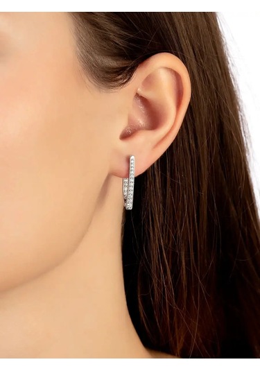 Gold Plaza Jewelry Uzun Tık Kuyruğu Küpeler 925 Ayar Gümüş 126988511 Diğer