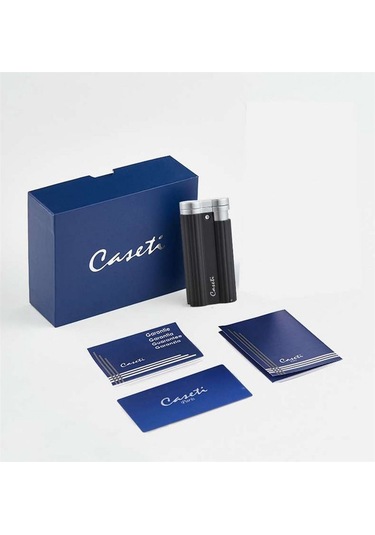 Caseti Torch Çakmak Entegra Punch Siyah Krom