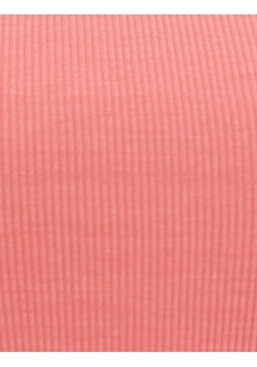 Koton Halter Yaka Atlet Yıkamalı Ribanalı Pamuklu Slim Fit Pembe 4wal30016ık Gül