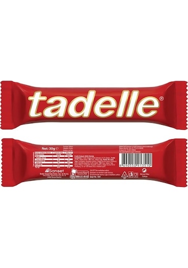 Tadelle Fındık Dolgulu Sütlü Çikolata 30 gr X 20' li