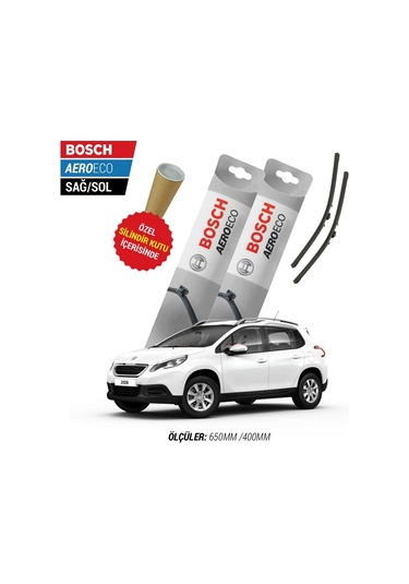 Peugeot 2008 2016 Silecek Takımı Bosch Aeroeco