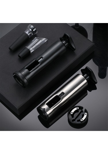 Şarap Şişe Açacağı, Büküm Tipi Şarap Mantar Açacağı, Siyah Siyah